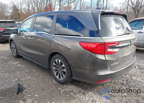 2021 Honda Odyssey Ex-L z USA, uszkodzony, nr VIN 5FNRL6H79MB027496